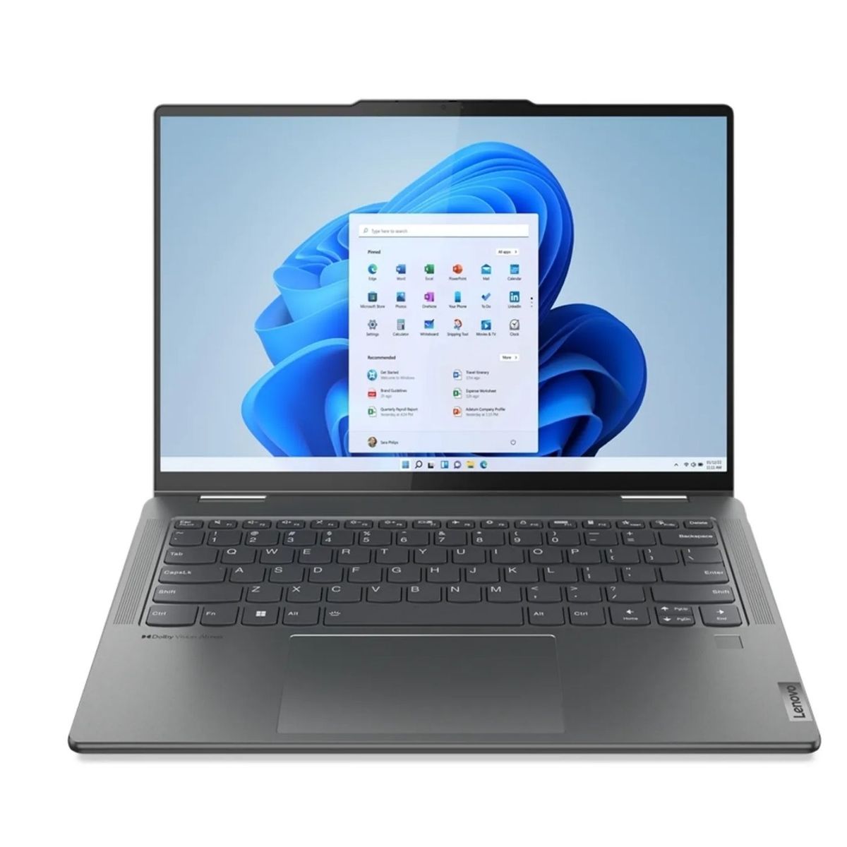 LENOVO - Laptop Lenovo 14HP9 Yoga 7 (2en1) AMD Ryzen5 - 8640HS 8GB RAM 512GB SSD 14" Pulg. WUXGA - 83DK000DUS