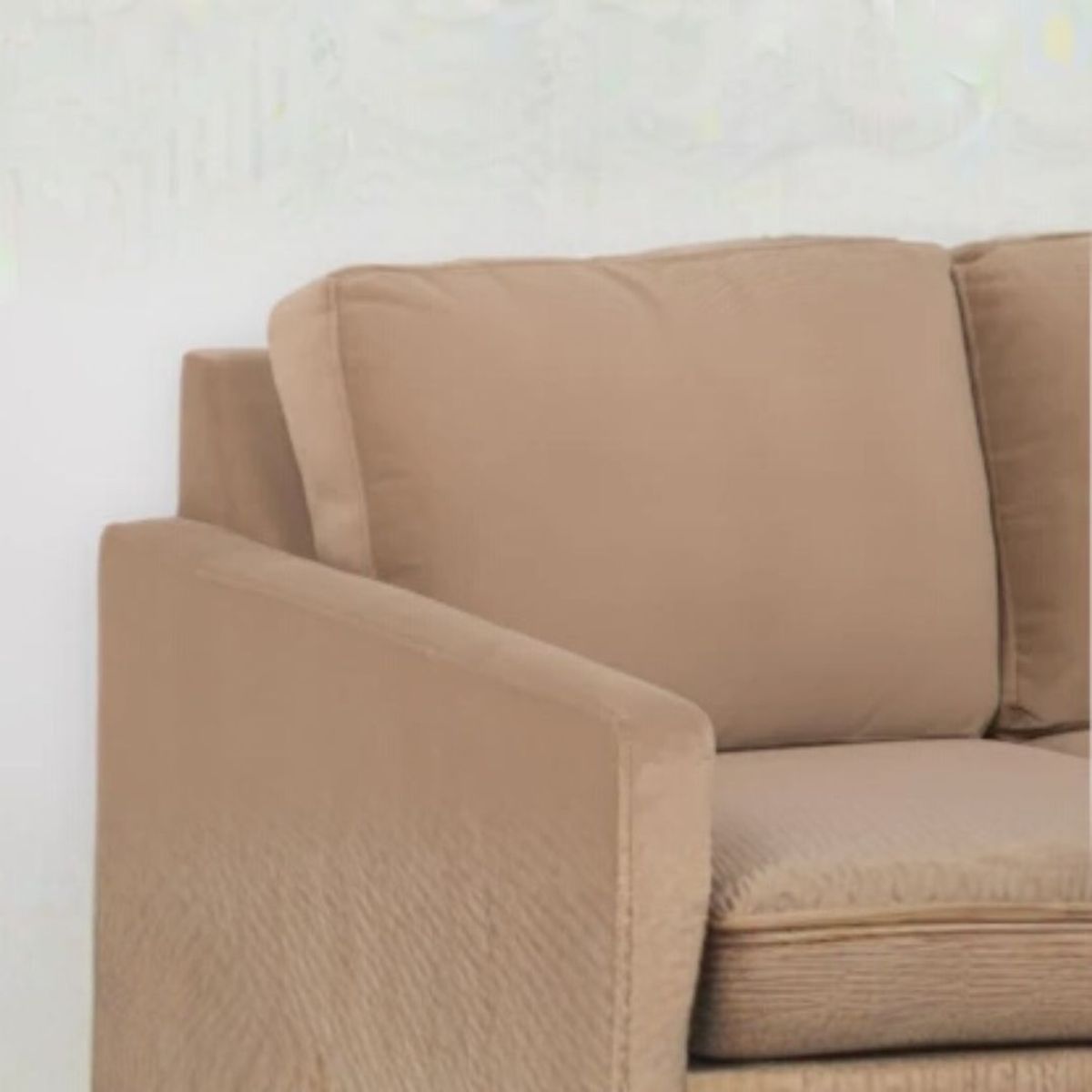 GENERICO - Juego de Sala Málaga 3-2-1 en Tela Chenille Antifluido con 4 Cojines Decorativos