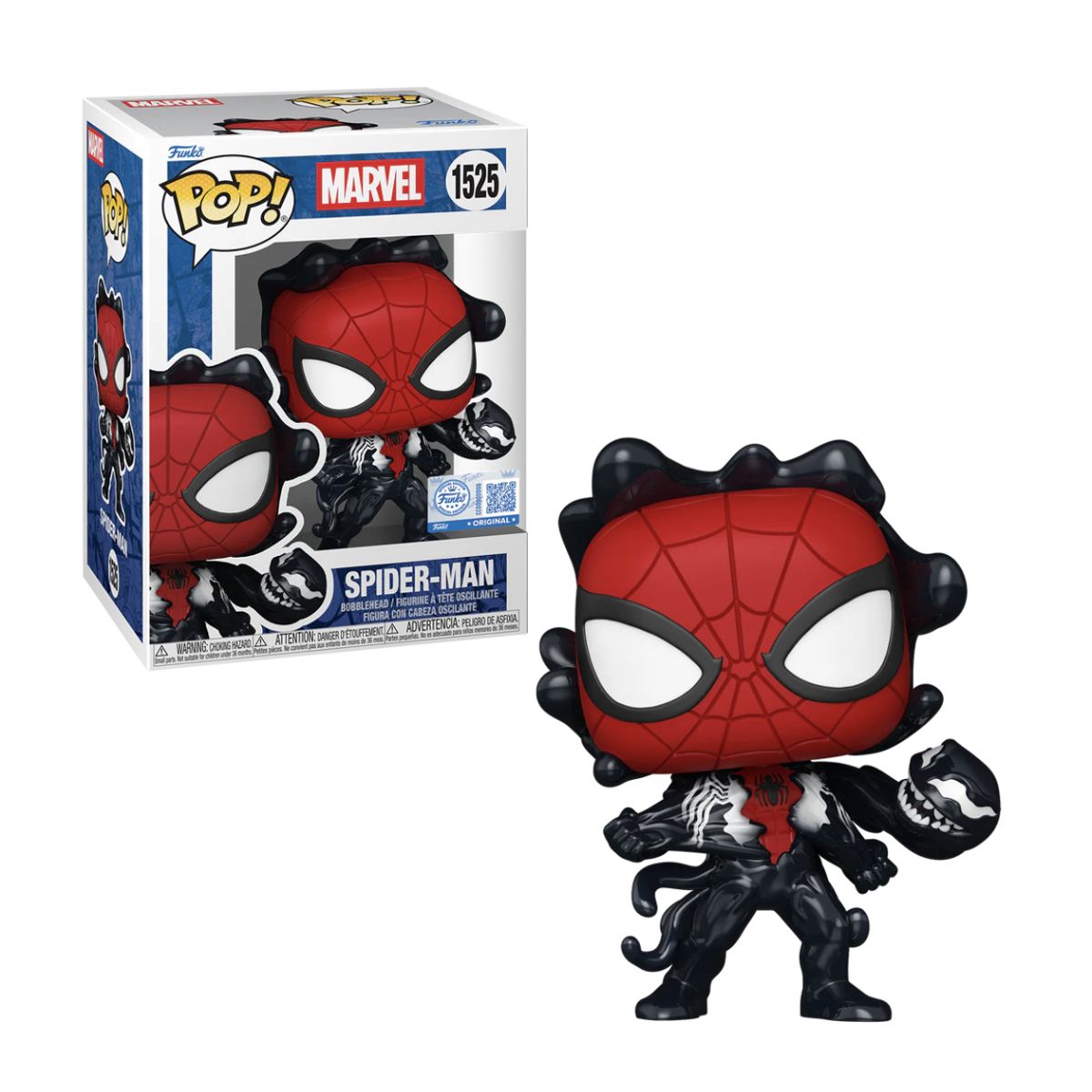 FUNKO - Spiderman Symbiote Funko Pop 1525 Exclusivo GS