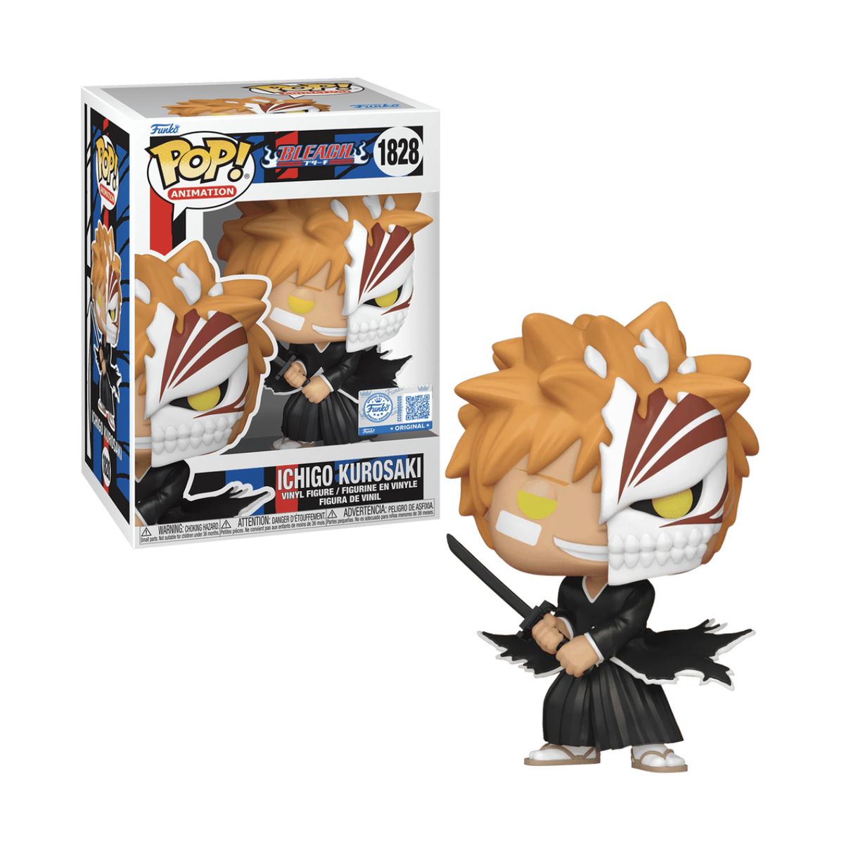 FUNKO - Ichigo Half Mask Funko Pop 1828 Exclusivo Bleach