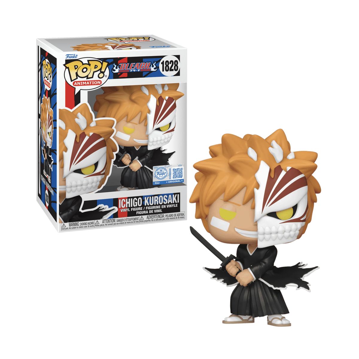 FUNKO - Ichigo Half Mask Funko Pop 1828 Exclusivo Bleach