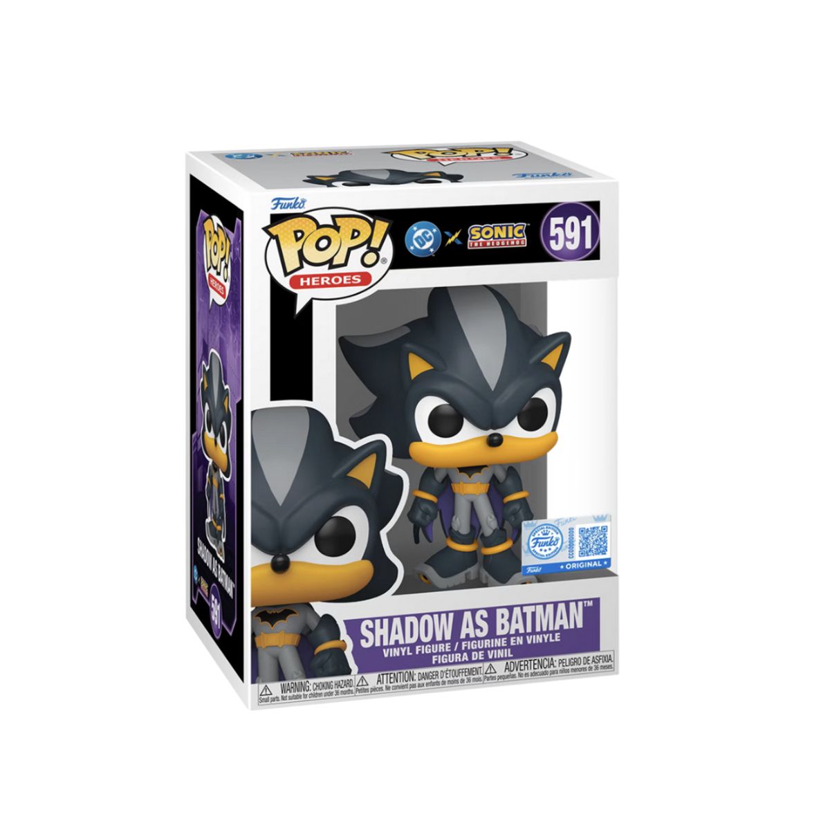 FUNKO - Shadow Batman Funko Pop 591 Sonic Exclusivo