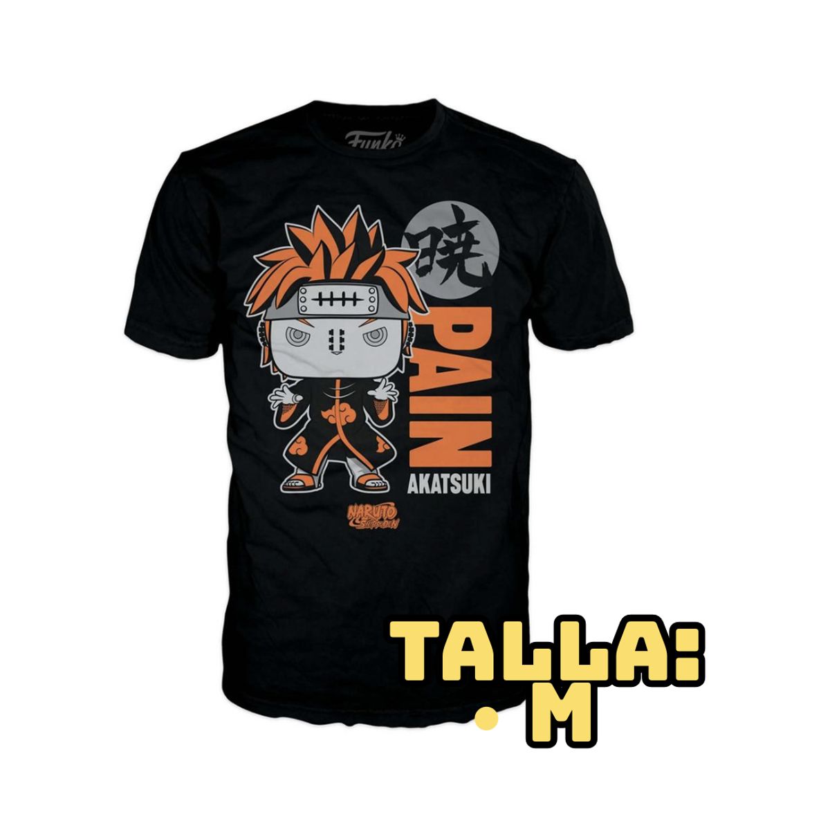 FUNKO - Pain Box Polo + Funko Pop Exclusivo Talla M  Naruto