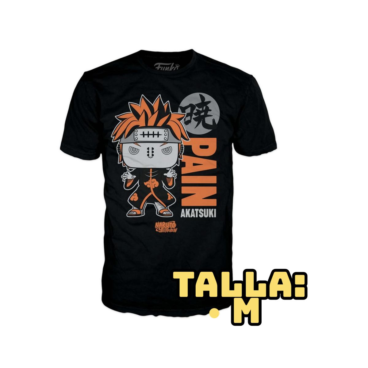 FUNKO - Pain Box Polo + Funko Pop Exclusivo Talla M  Naruto