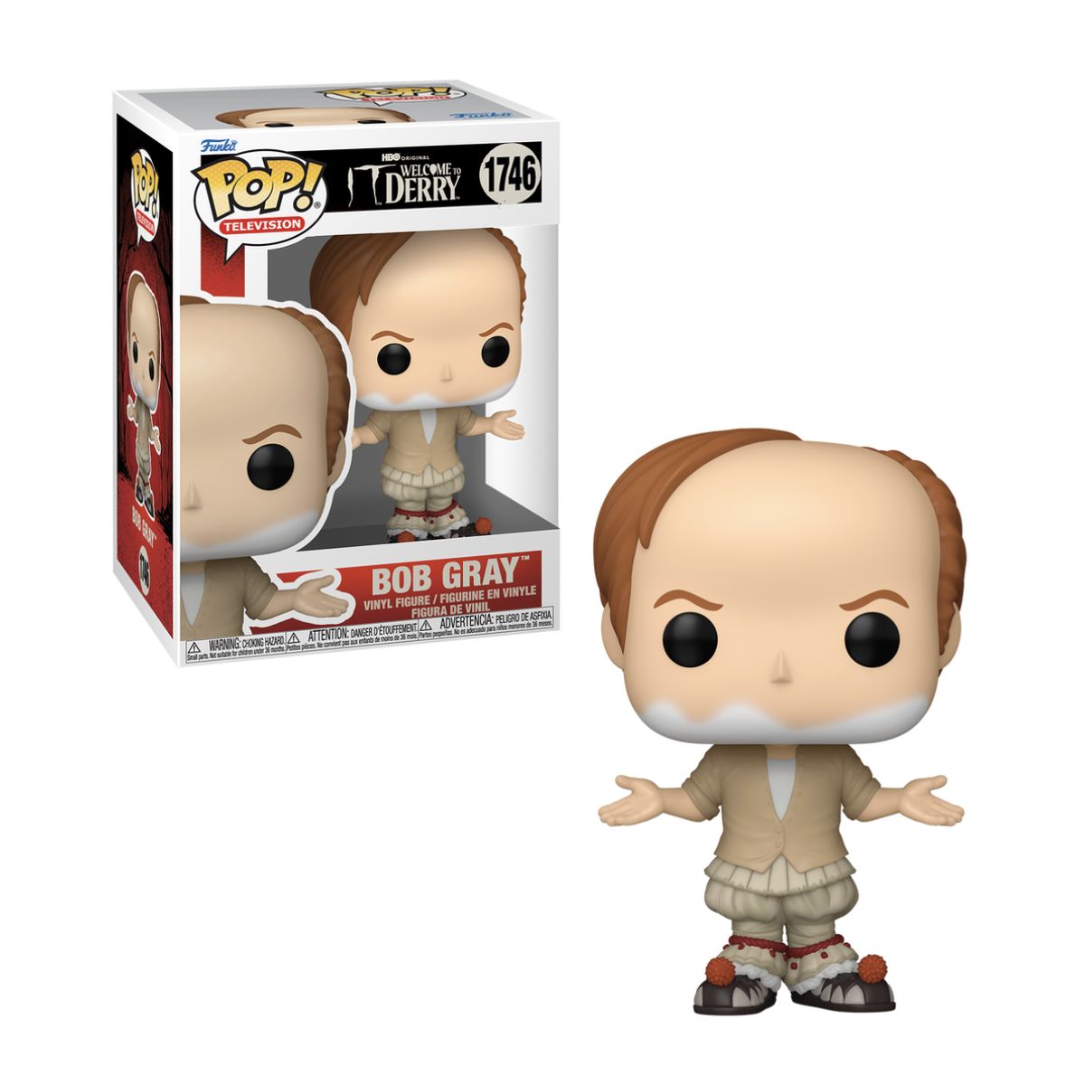FUNKO - Bob Gray Funko Pop 1746 IT Welcome to Derry