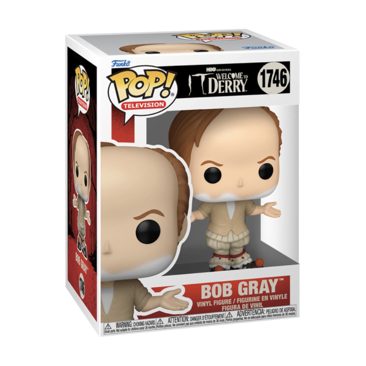 FUNKO - Bob Gray Funko Pop 1746 IT Welcome to Derry