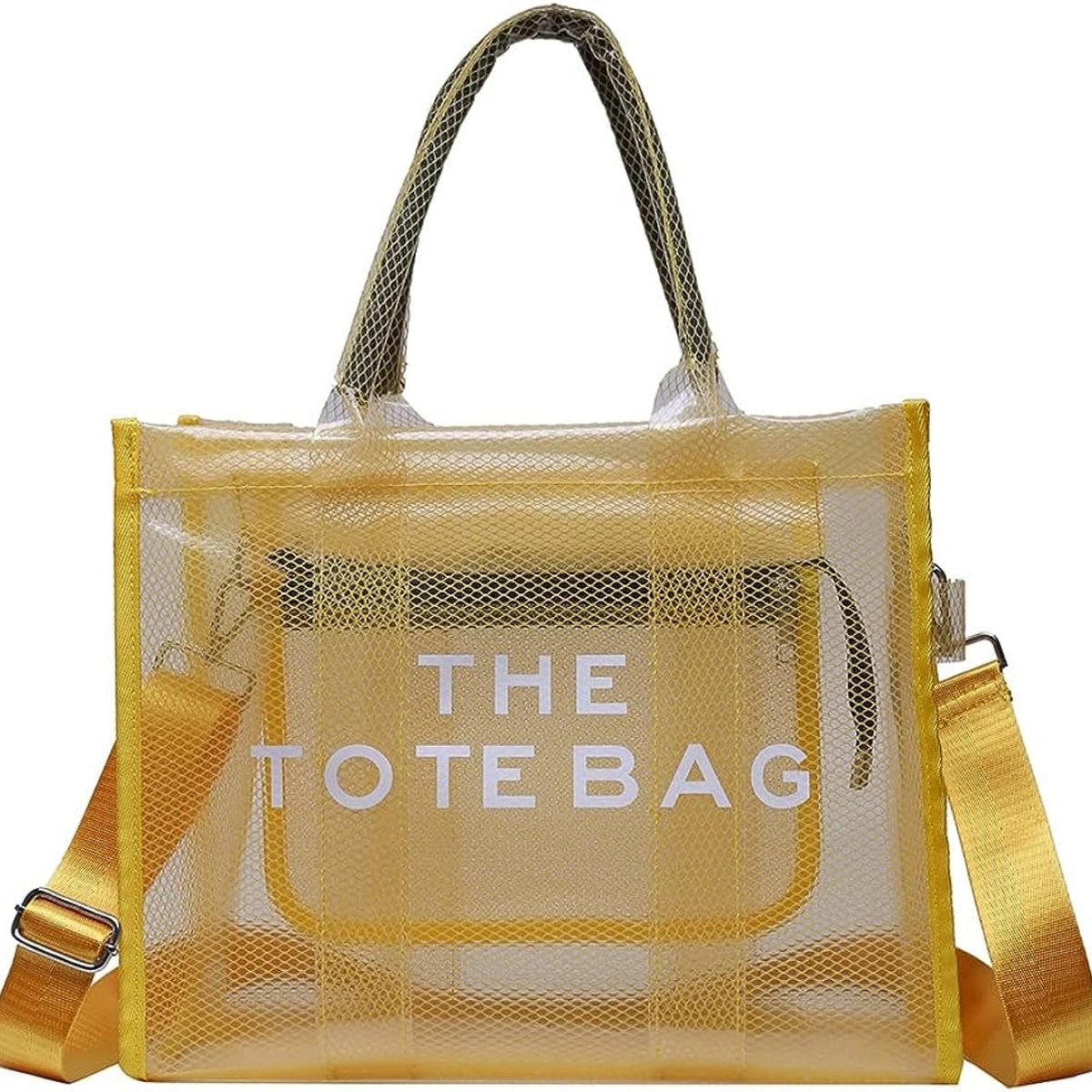 GENERICO - Cartera Jelly Tote Amarillo Primavera Verano 2026