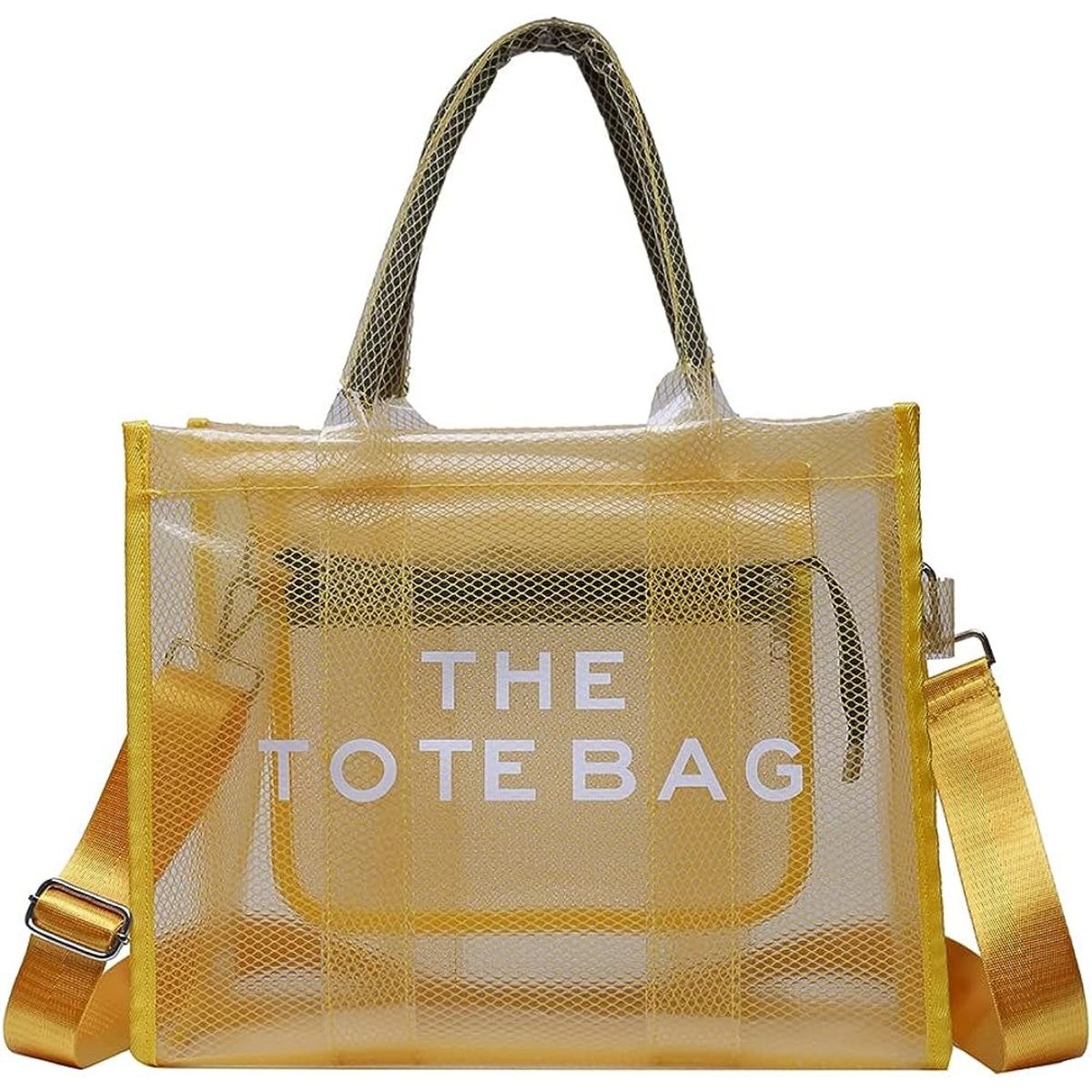 GENERICO - Cartera Jelly Tote Amarillo Primavera Verano 2026
