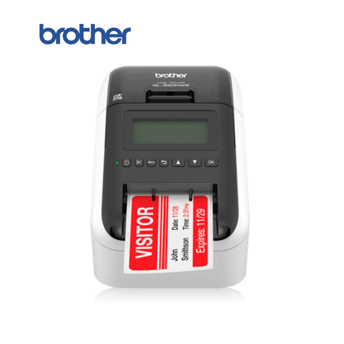 BROTHER - ETIQUETADORA BROTHER QL820NWB TERMICA BLANCO PNQL820NWB