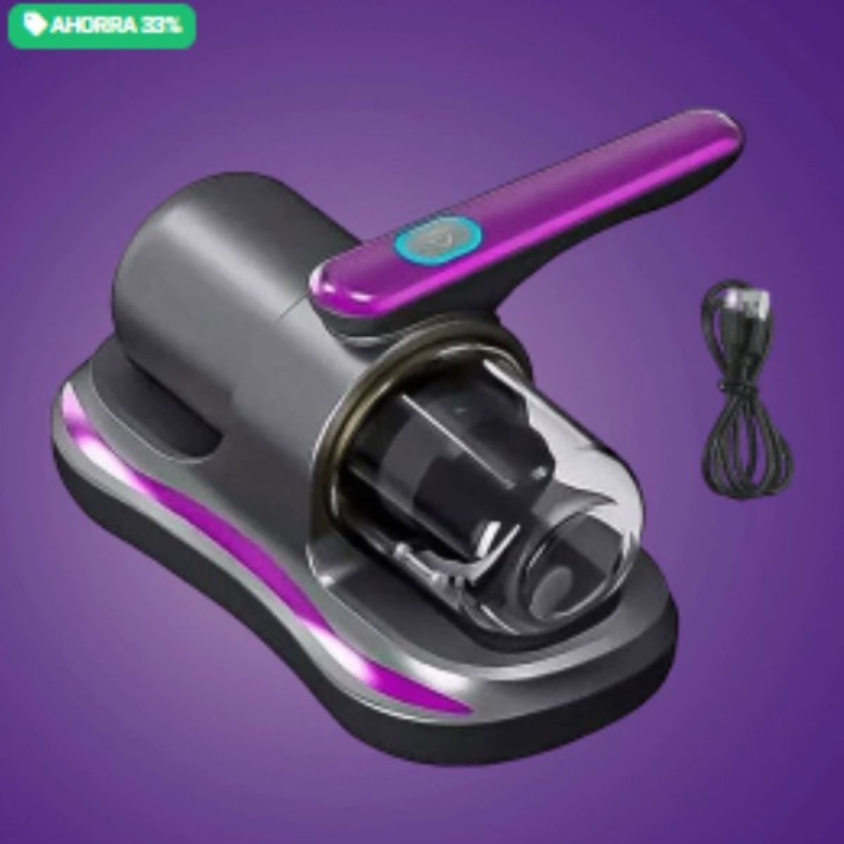 GENERICO - Aspiradora Inalámbrica Anti Ácaros UV