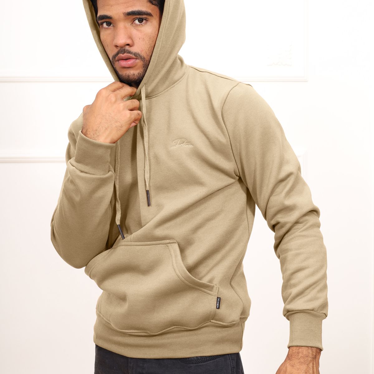 DM DEXMEN - Polera Dexmen Hoodies Beige
