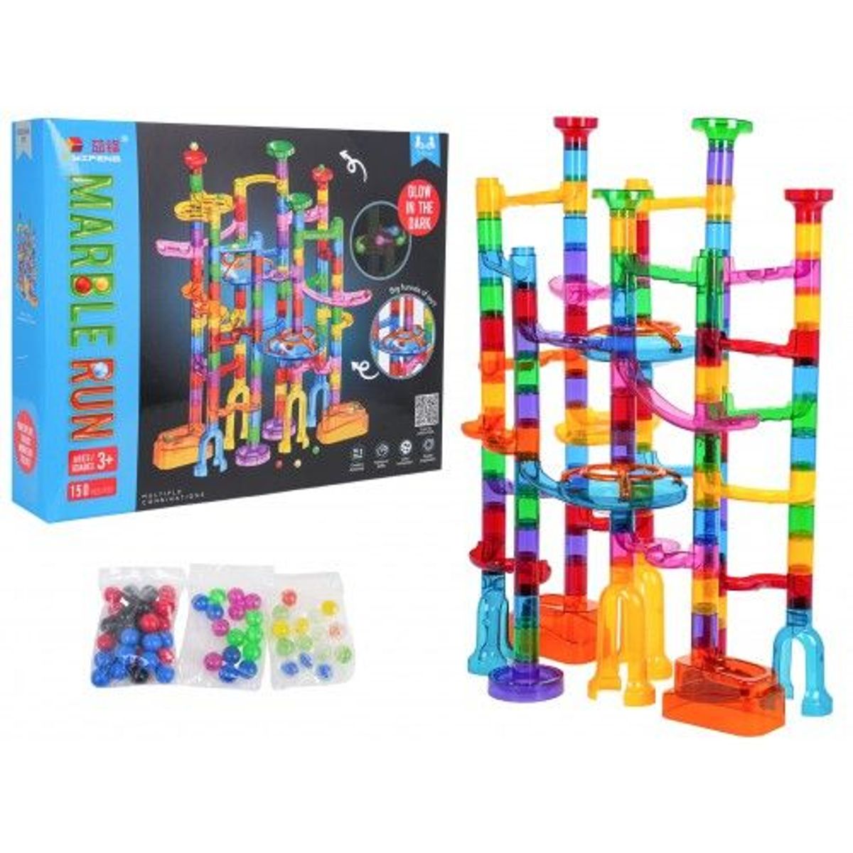GENERICO - Set de Contruccion  Pista de Canicas  150 Piezas