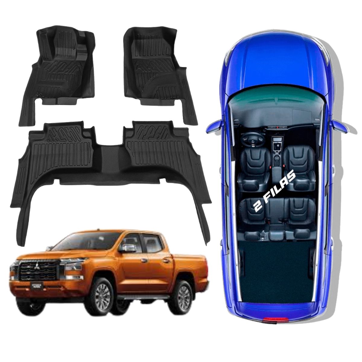 GENERICO - PISO TPE 7D MITSUBISHI  L200 2025