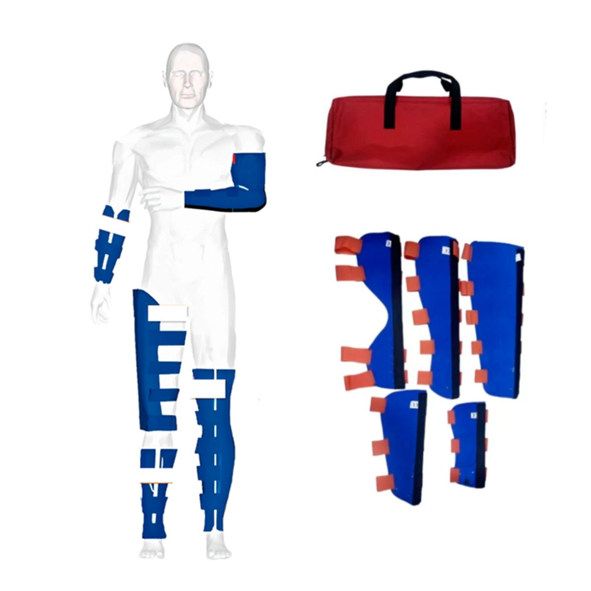 GENERICO - Kit 5 pzas Férulas de Traumas Ortopédicas