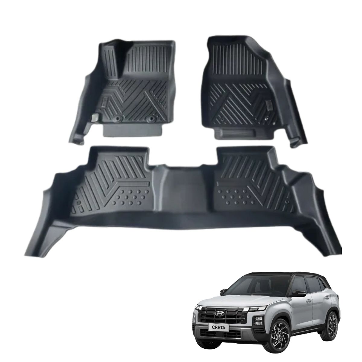 GENERICO - PISO TPE 7D HYUNDAI CRETA 2026