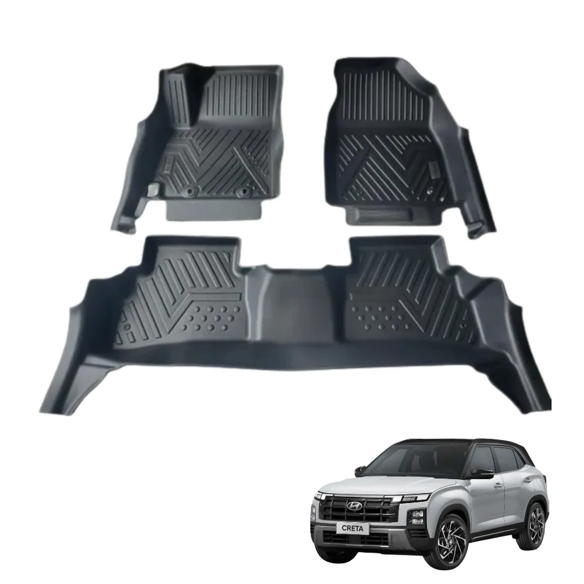 GENERICO - PISO TPE 7D HYUNDAI CRETA 2026