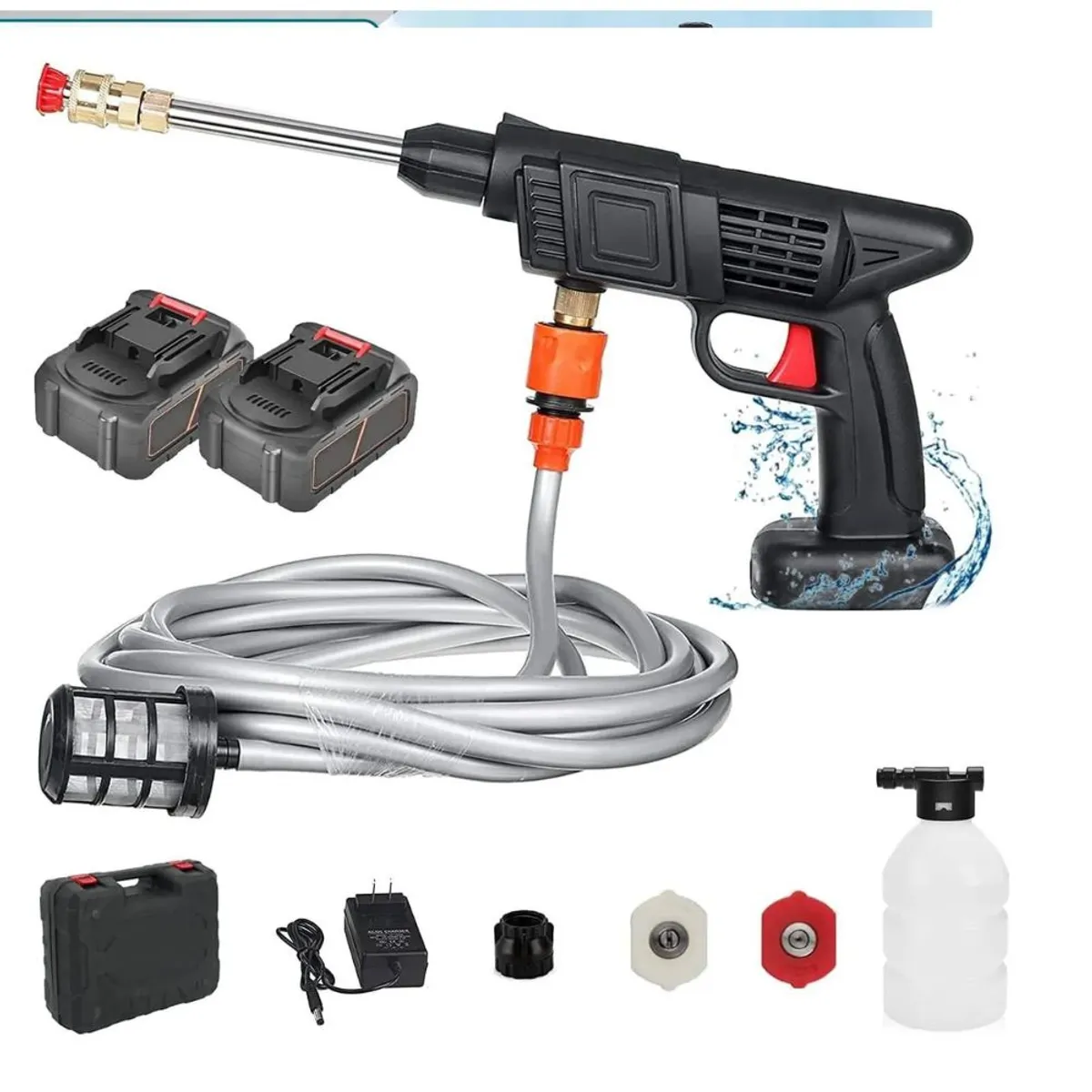 GENERICO - HIDROLAVADORA ALTA PRESION INALAMBRICA 288V DOBLE BATERIA