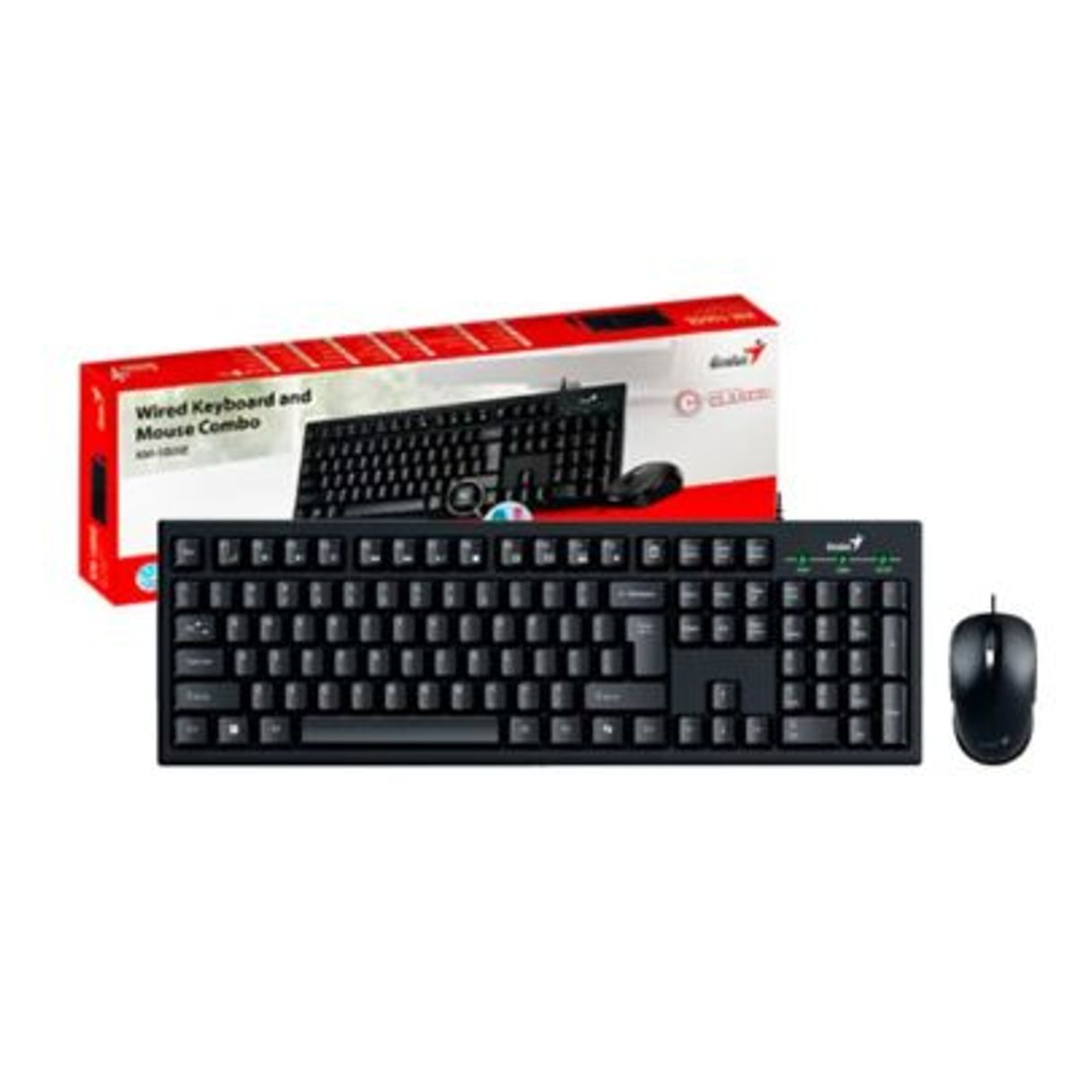 GENIUS - TECLADO GENIUS + MOUSE KM-100SE AI COPILOT USB SP BLACK 31330009401