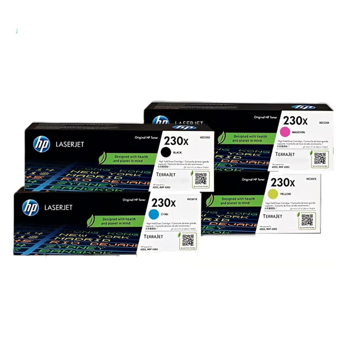 HP - KIT DE TÓNER HP 230X 4 COLORES MAGENTA YELLOW CYAN BLACK