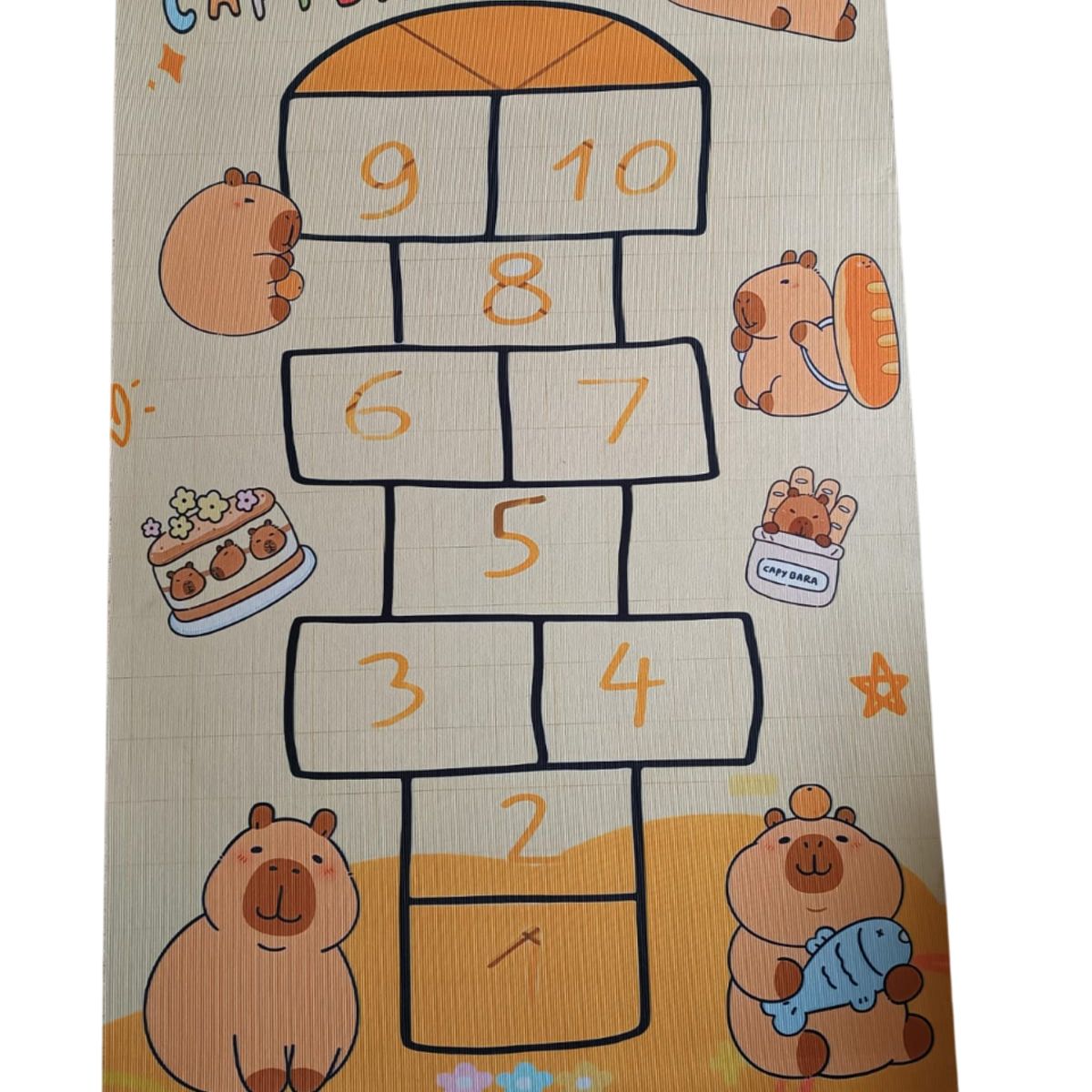 GENERICO - Alfombra Para Niños didáctico Antideslizante 120x80cm