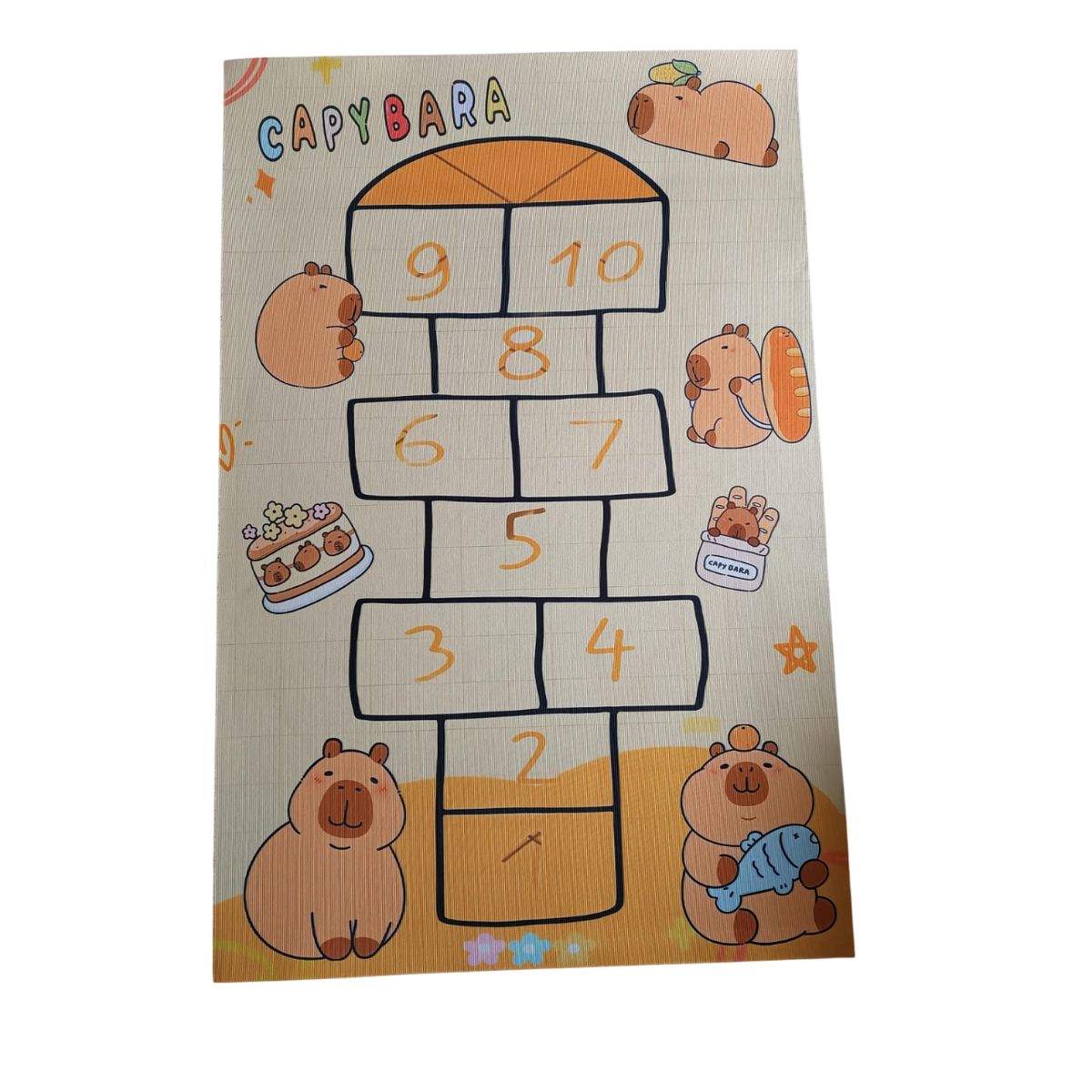 GENERICO - Alfombra Para Niños didáctico Antideslizante 120x80cm