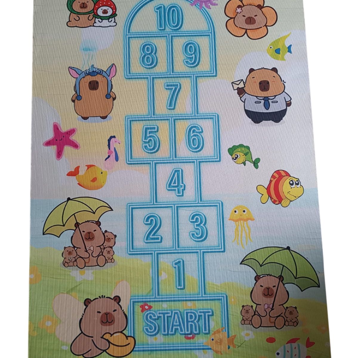 GENERICO - Alfombra Para Niños didáctico Antideslizante 120x80cm