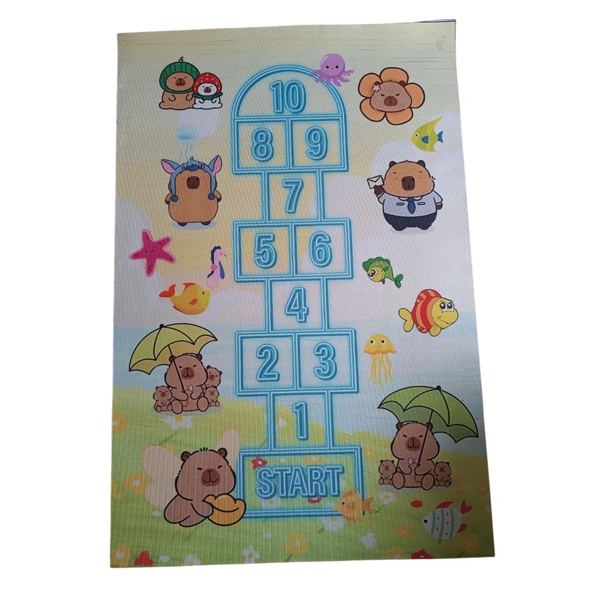 GENERICO - Alfombra Para Niños didáctico Antideslizante 120x80cm