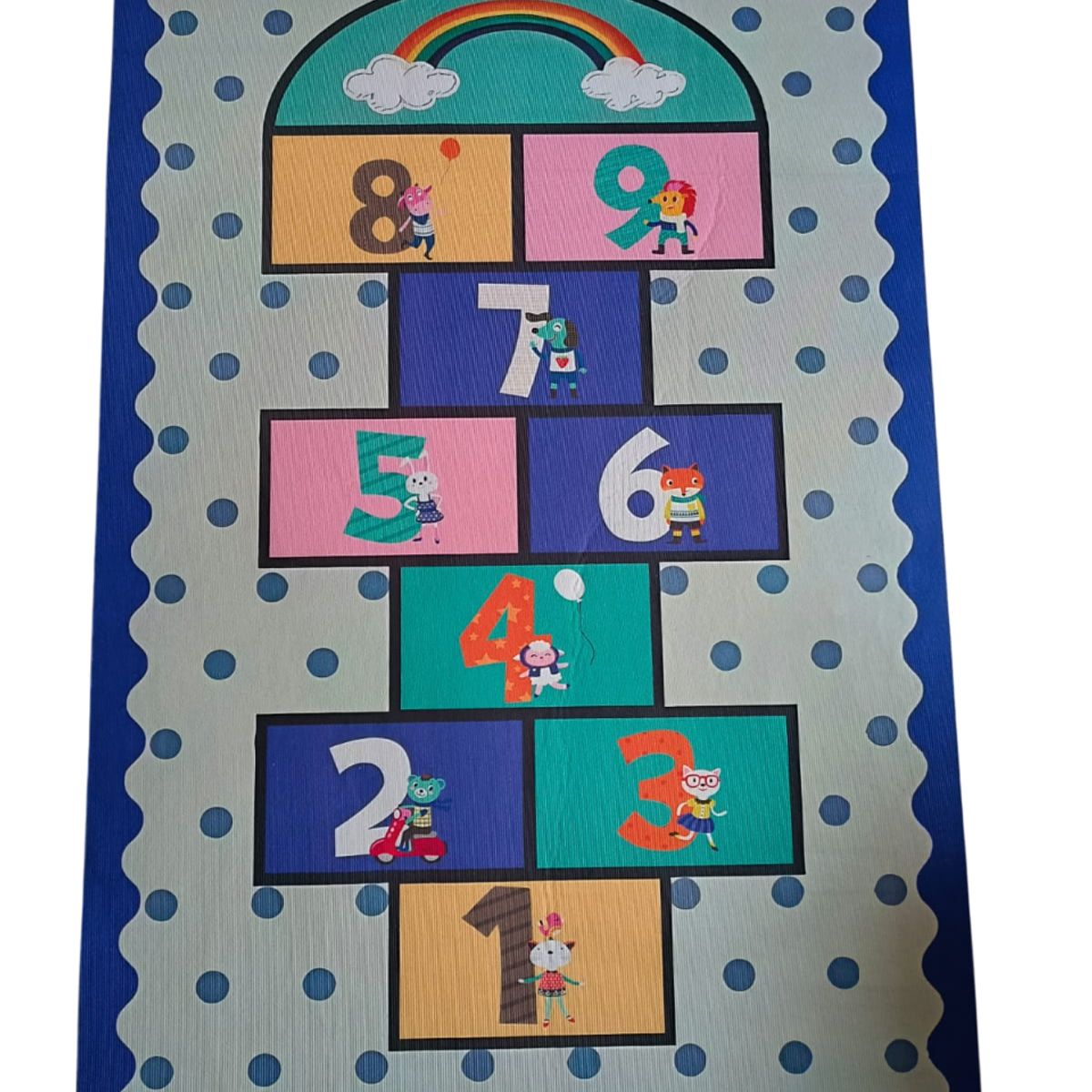 GENERICO - Alfombra Para Niños didáctico Antideslizante 120x80cm