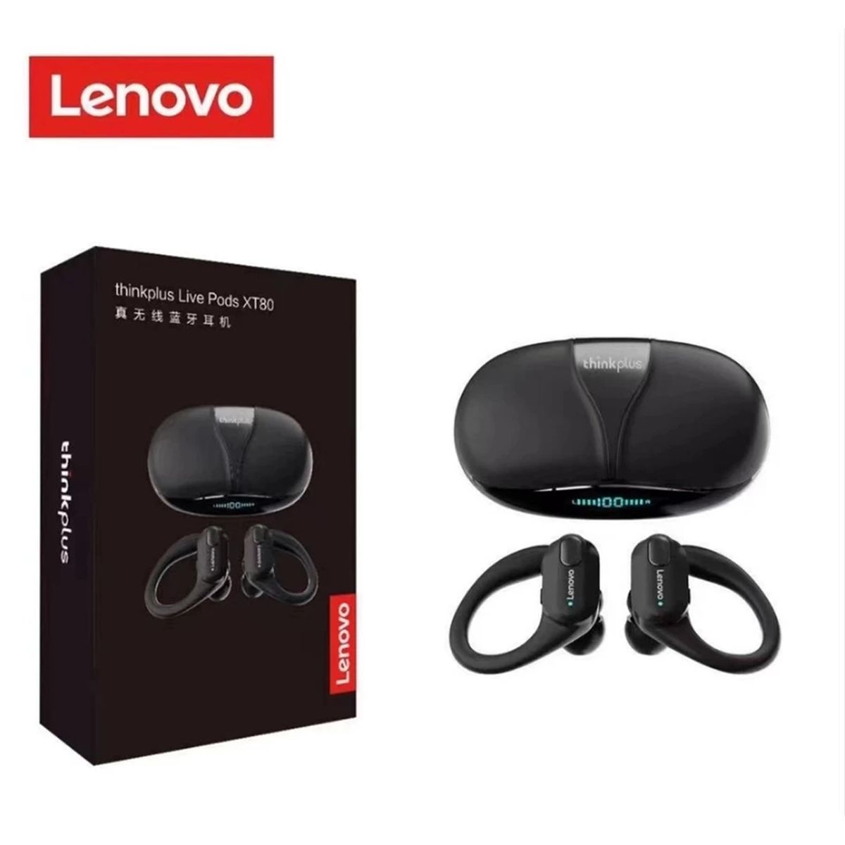 LENOVO - Auriculares Earbuds Inalámbricos Bluetooth Lenovo XT80 Audífonos