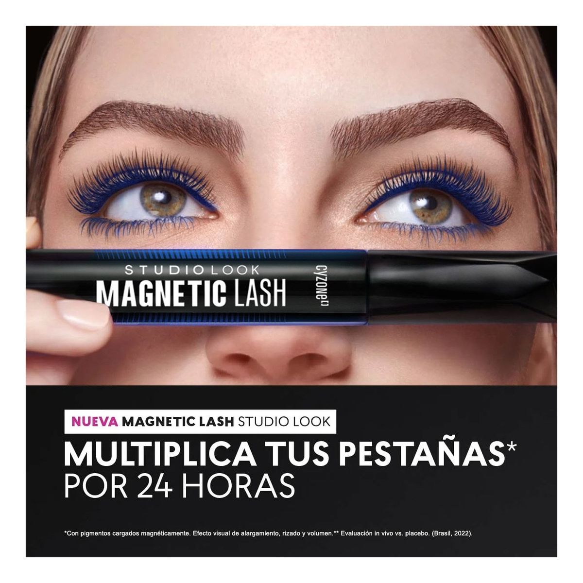 CYZONE - Rímel Máscara de Pestañas Magnetic Lash azul Cyzone