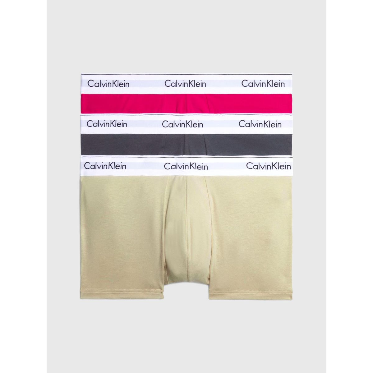 CALVIN KLEIN - 3 PACK MODERN COTTON STRETCH - TRUNK