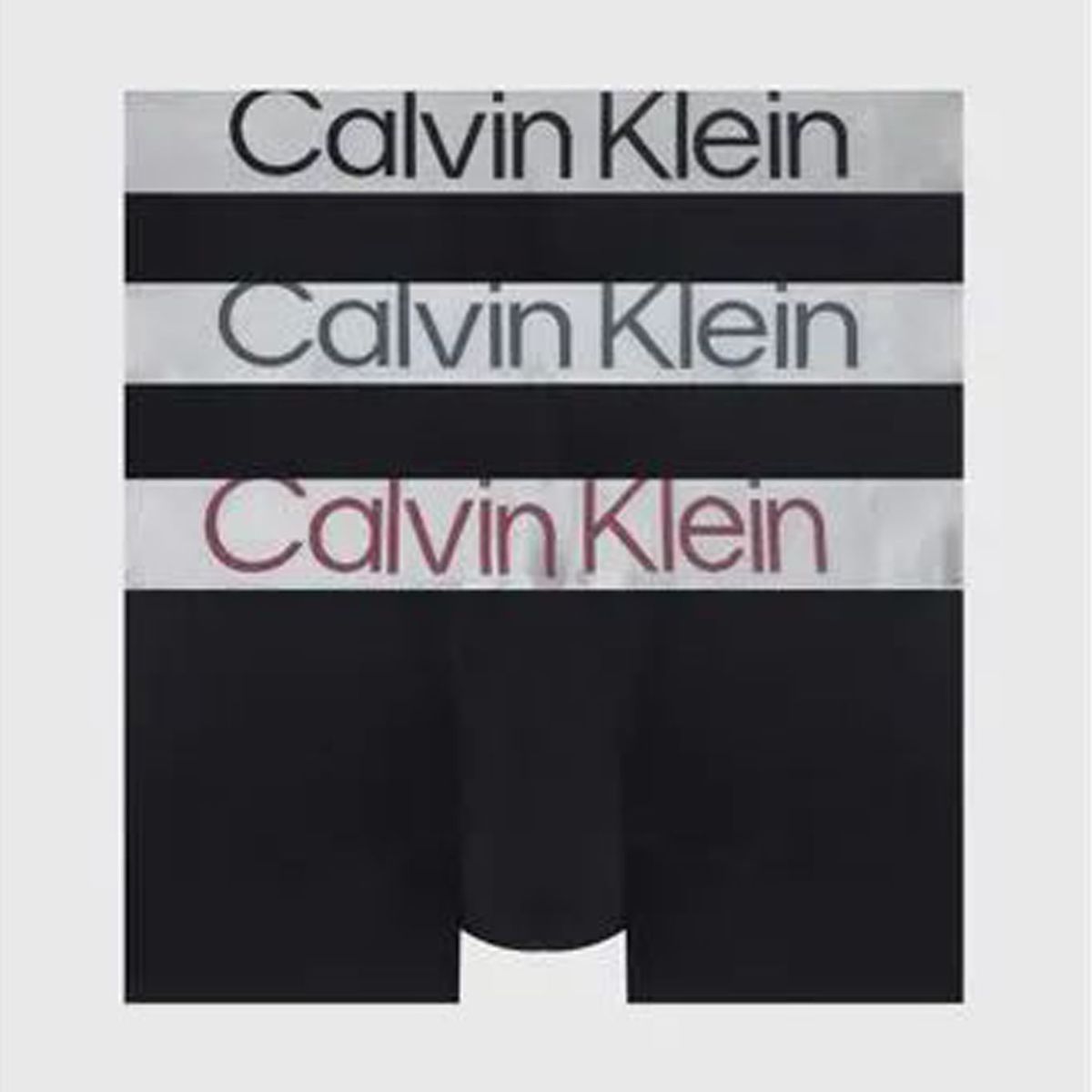 CALVIN KLEIN - 3 PACK SUSTAINABLE STEEL MICROFIBER - LOW RISE TRUNK