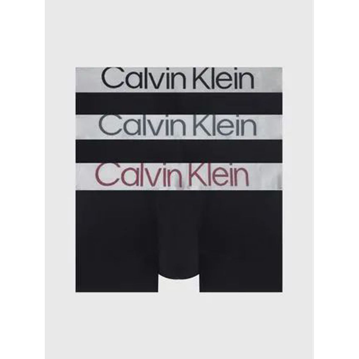 CALVIN KLEIN - 3 PACK SUSTAINABLE STEEL MICROFIBER - LOW RISE TRUNK