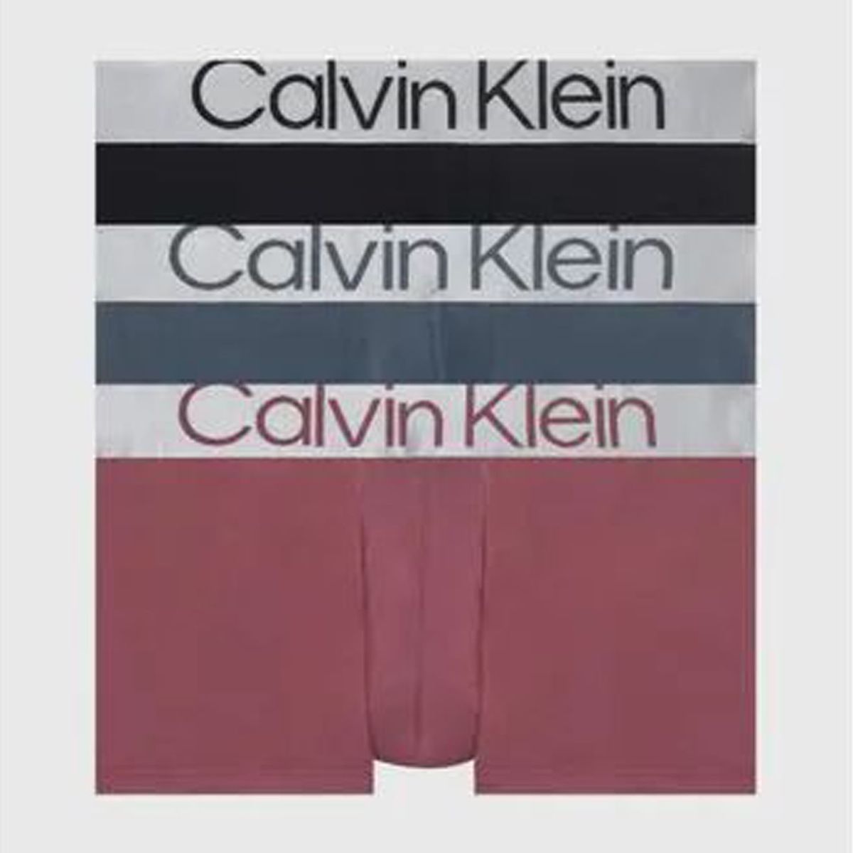 CALVIN KLEIN - 3 PACK SUSTAINABLE STEEL MICROFIBER - LOW RISE TRUNK