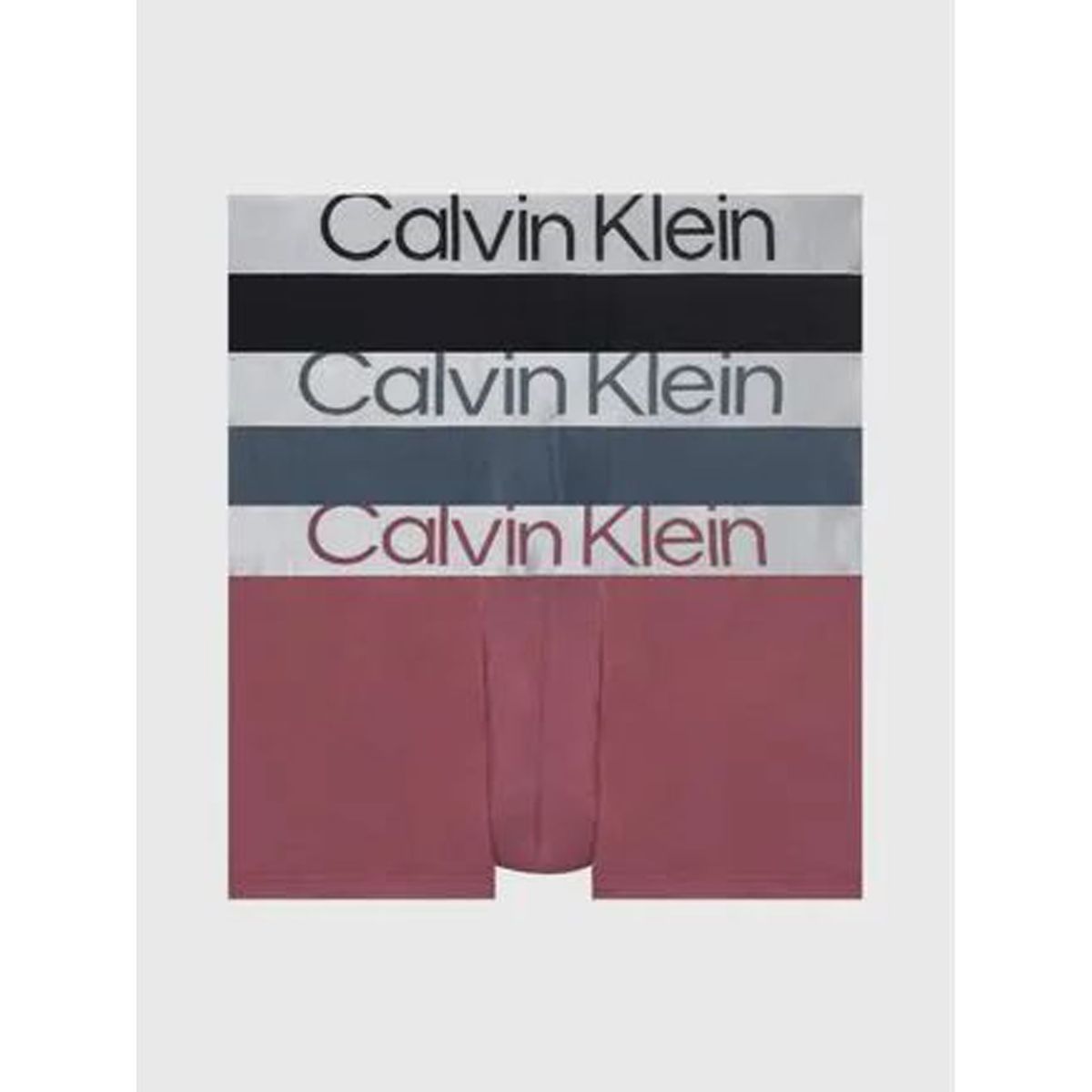 CALVIN KLEIN - 3 PACK SUSTAINABLE STEEL MICROFIBER - LOW RISE TRUNK