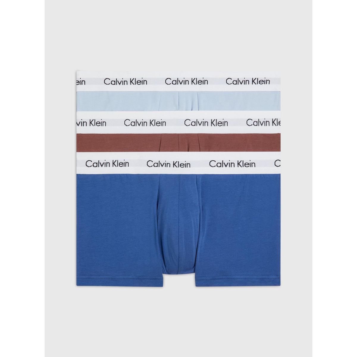 CALVIN KLEIN - 3 PACK COTTON STRETCH (EU) - LOW RISE TRUNK