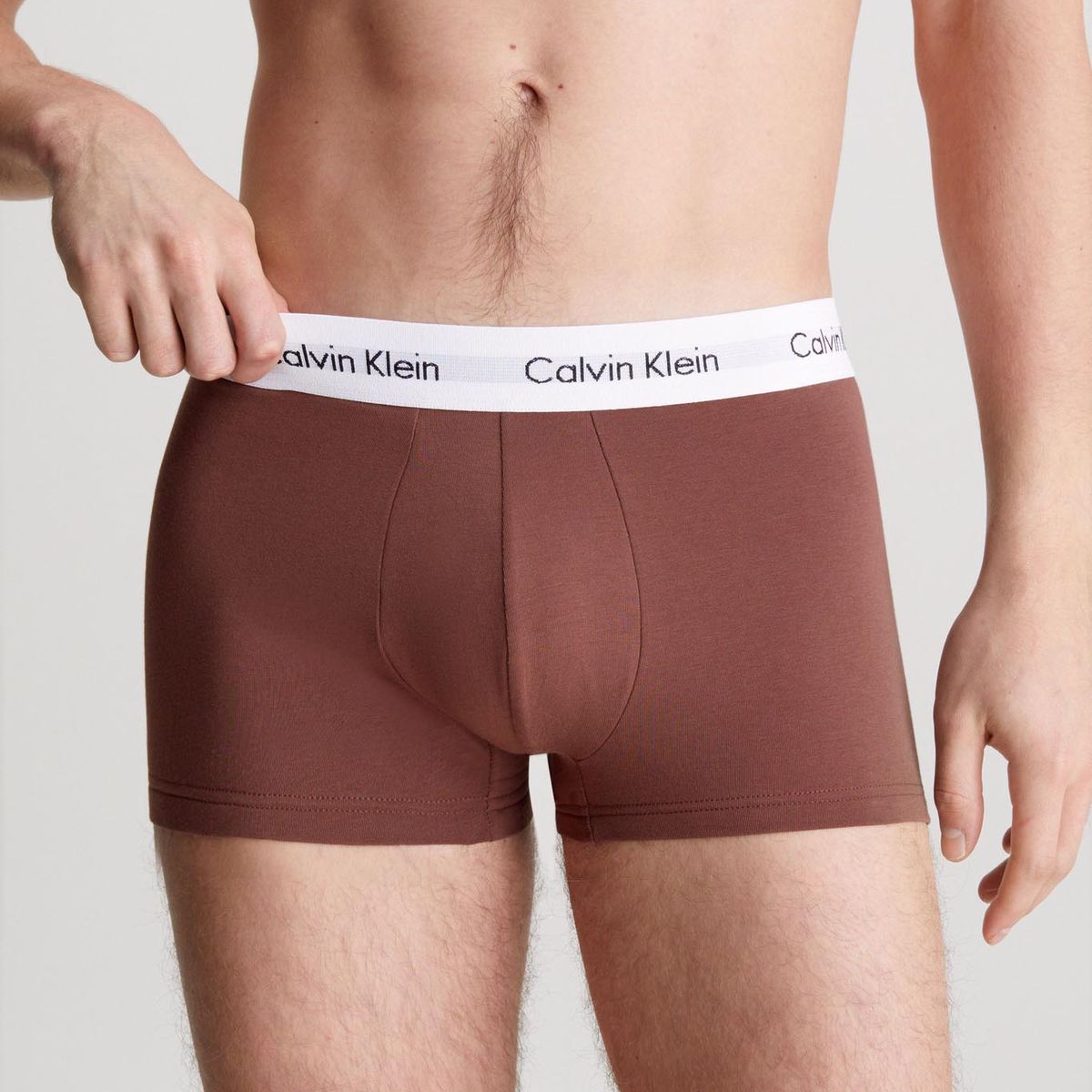 CALVIN KLEIN - 3 PACK COTTON STRETCH (EU) - LOW RISE TRUNK