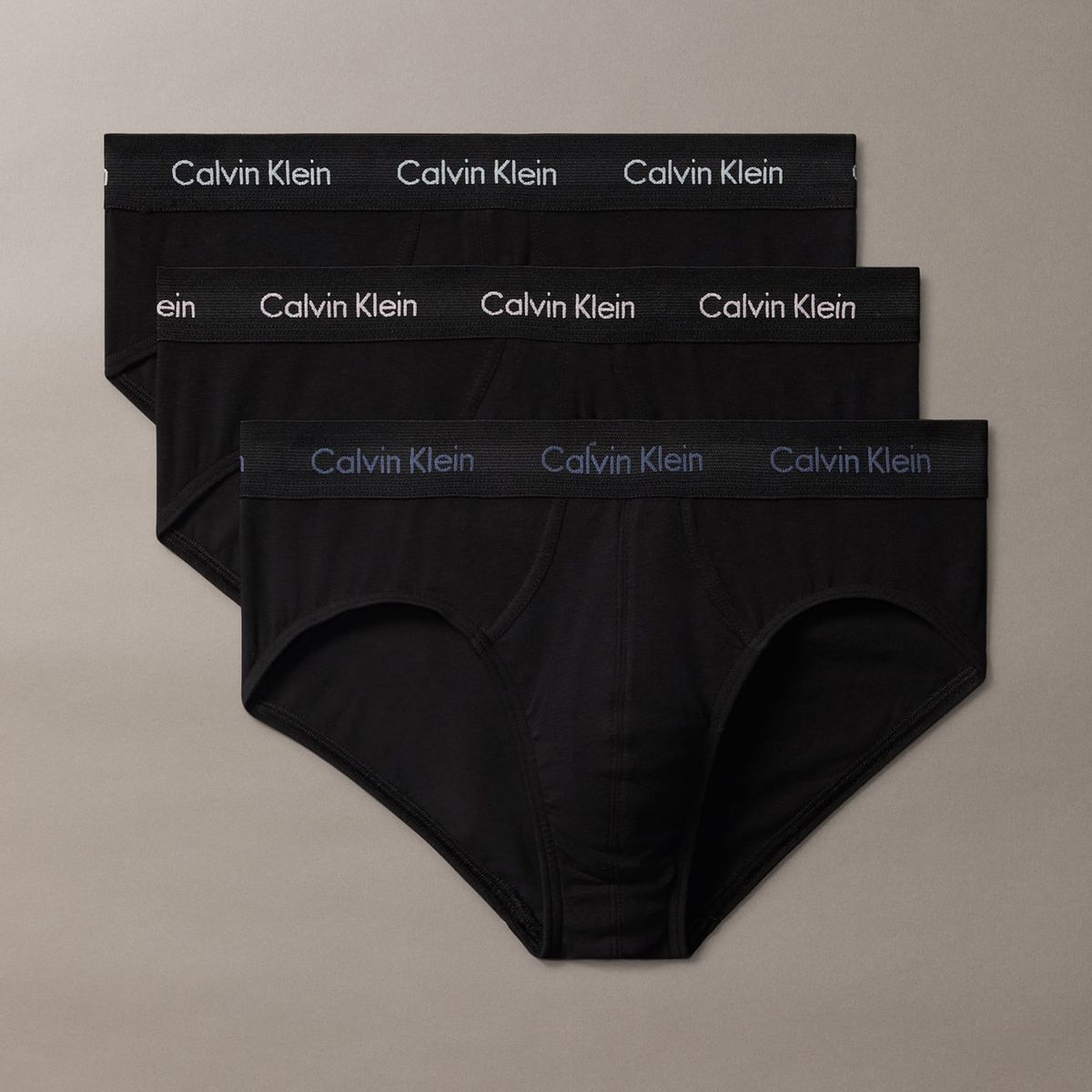 CALVIN KLEIN - 3 PACK COTTON STRETCH (EU) - HIP BRIEF