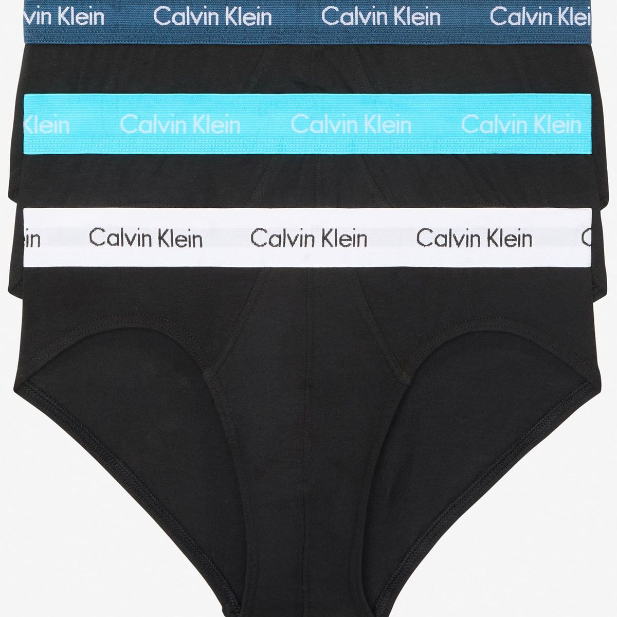 CALVIN KLEIN - 3 PACK NEW COTTON STRETCH - HIP BRIEF