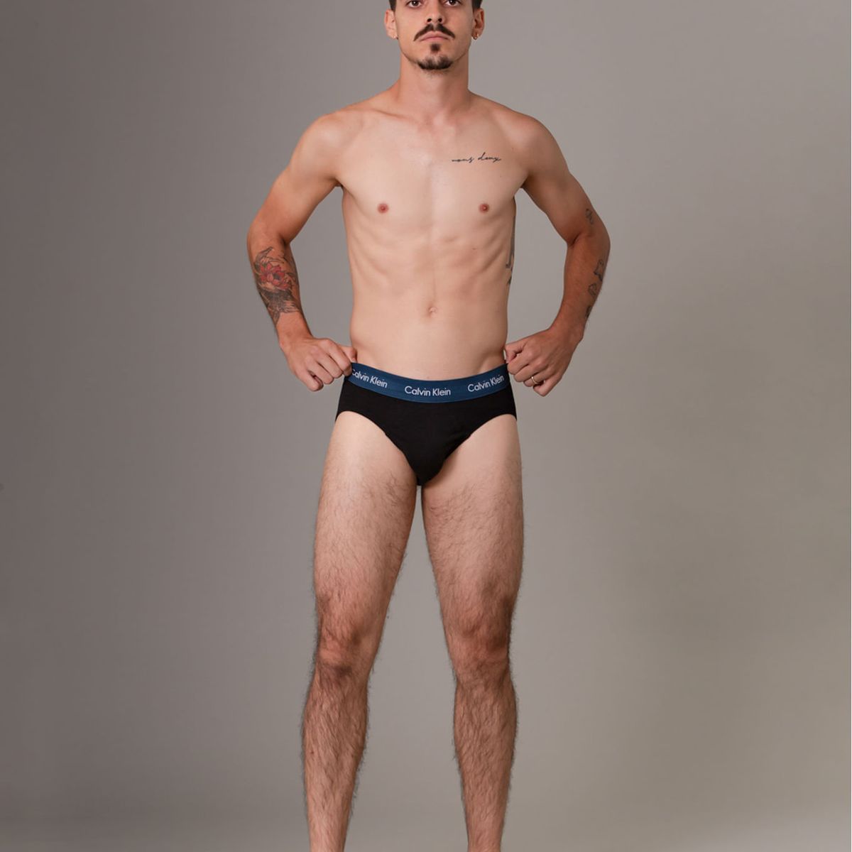CALVIN KLEIN - 3 PACK NEW COTTON STRETCH - HIP BRIEF