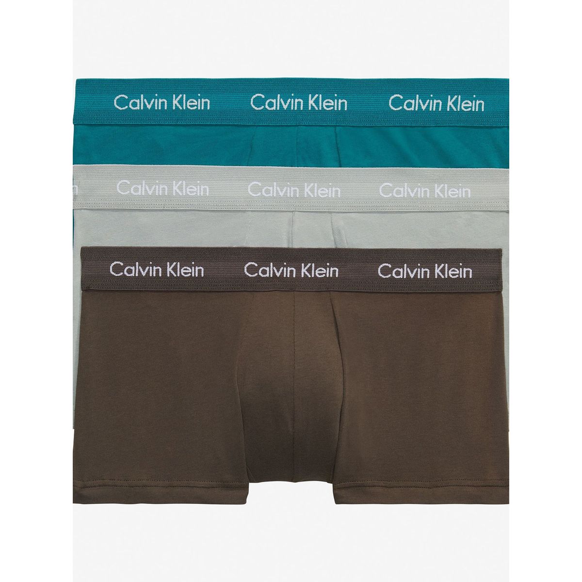 CALVIN KLEIN - 3 PACK NEW COTTON STRETCH - LOW RISE TRUNK