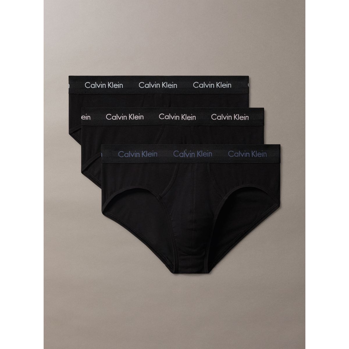 CALVIN KLEIN - 3 PACK COTTON STRETCH (EU) - HIP BRIEF