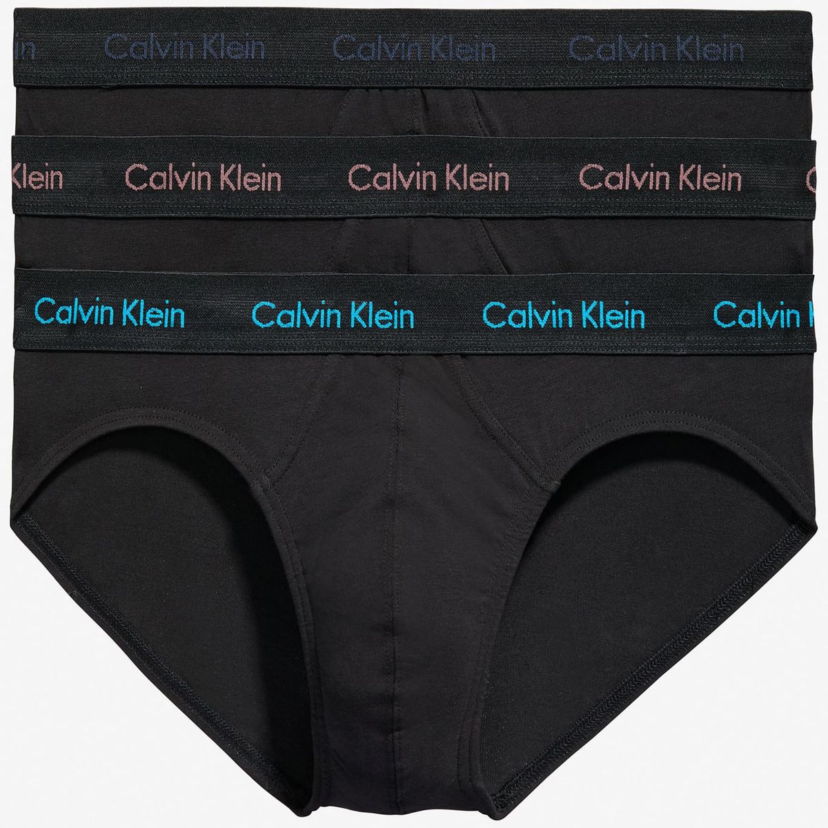 CALVIN KLEIN - 3 PACK NEW COTTON STRETCH - HIP BRIEF CK