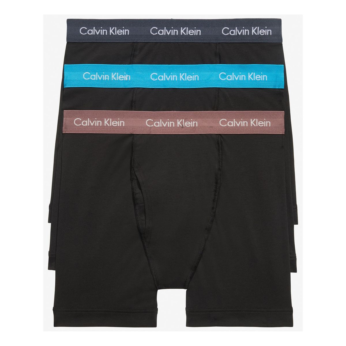 CALVIN KLEIN - 3 PACK NEW COTTON STRETCH - BOXER BRIEF CK