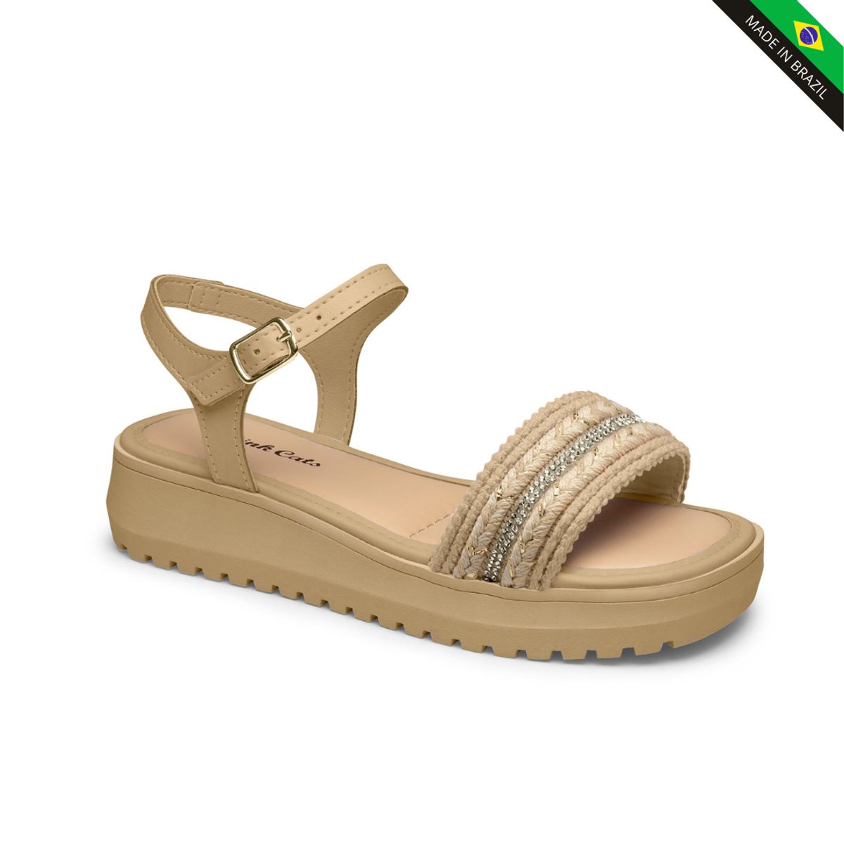 PINK CATS - SANDALIA CUÑA PINK CATS V5970-V5972-0003 BEIGE