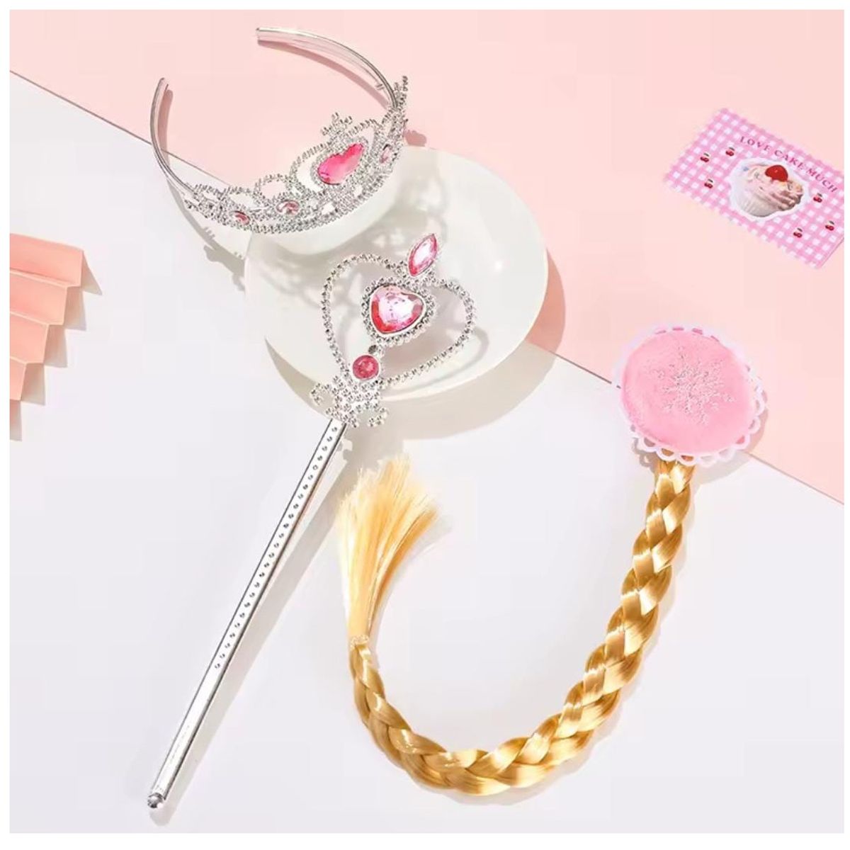 GENERICO - SET DE ACCESORIOS DE PRINCESA PARA NIÑA