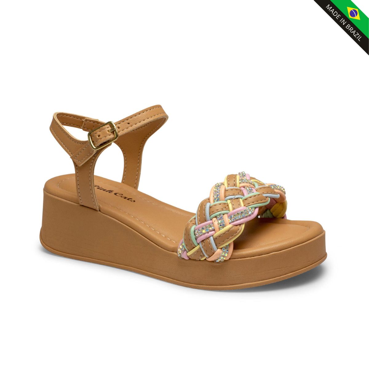PINK CATS - SANDALIA CUÑA PINK CATS V5730-V5731-0004 MARRÓN