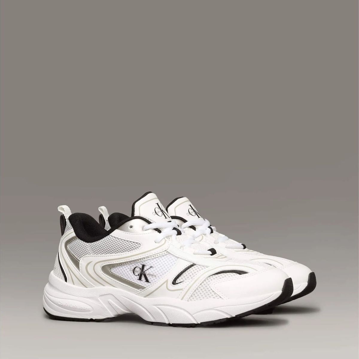 CALVIN KLEIN - ZAPATILLAS RETRO TENNIS MESH ML