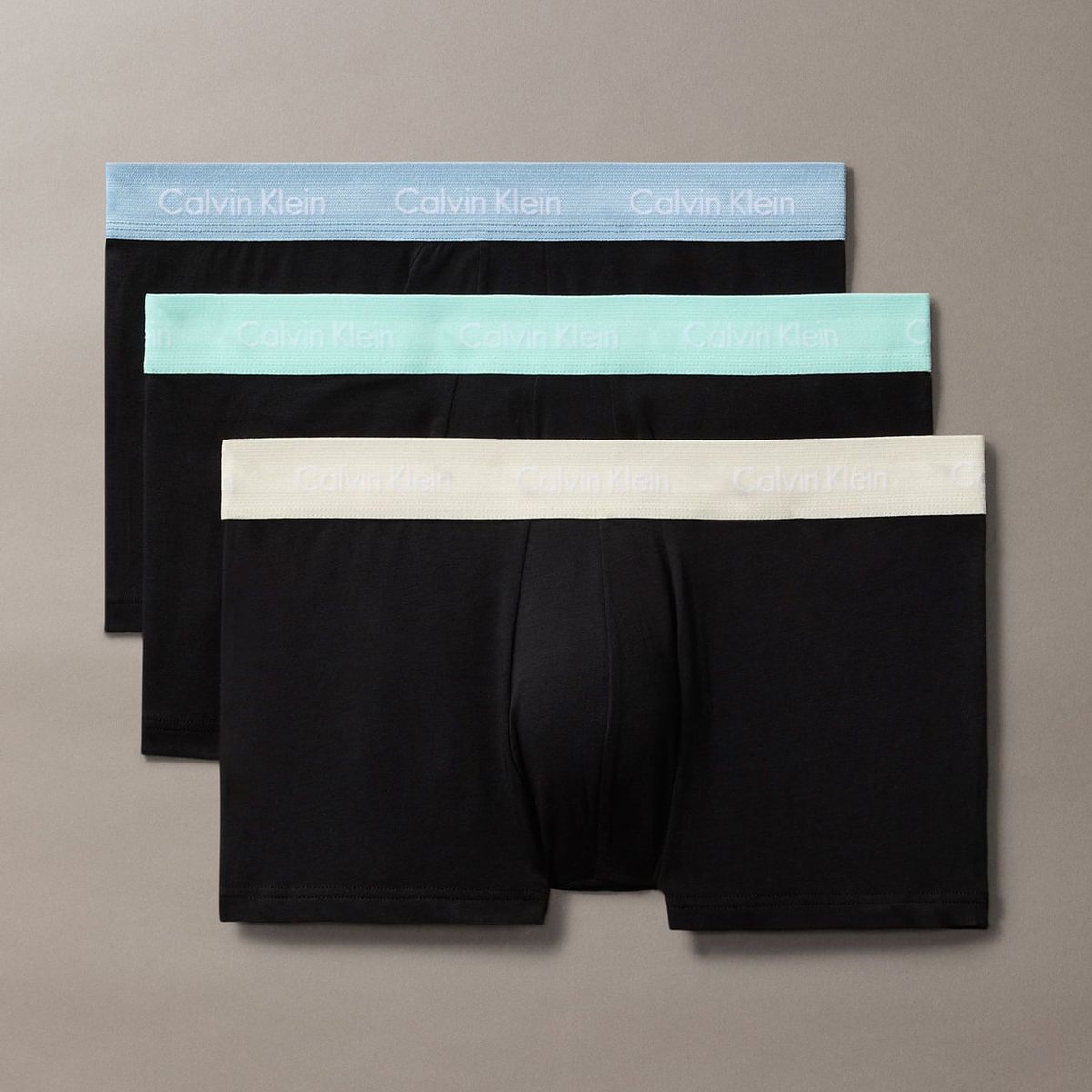 CALVIN KLEIN - 3 PACK COTTON STRETCH (EU) - LOW RISE TRUNK