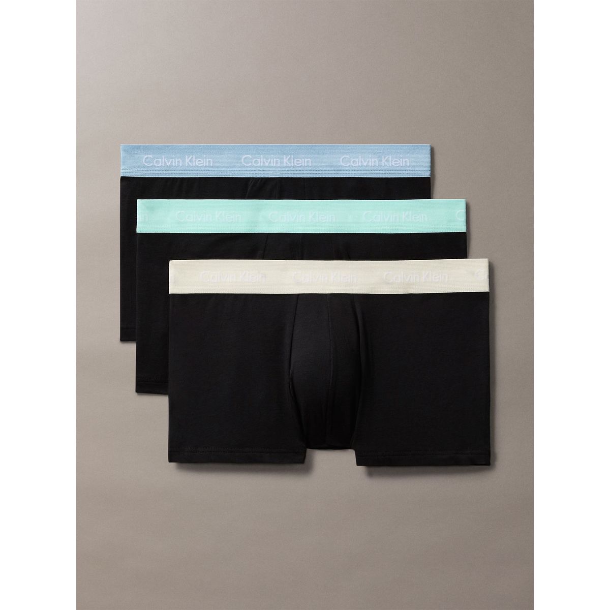 CALVIN KLEIN - 3 PACK COTTON STRETCH (EU) - LOW RISE TRUNK